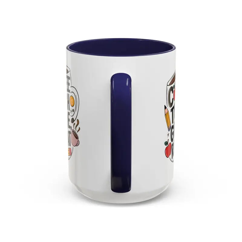 Elevate your Sip with the Two-tone Accent Coffee Mug for Teachers