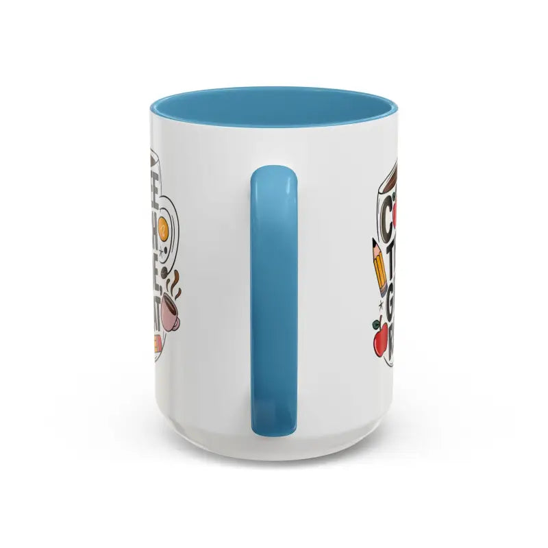 Elevate your Sip with the Two-tone Accent Coffee Mug for Teachers