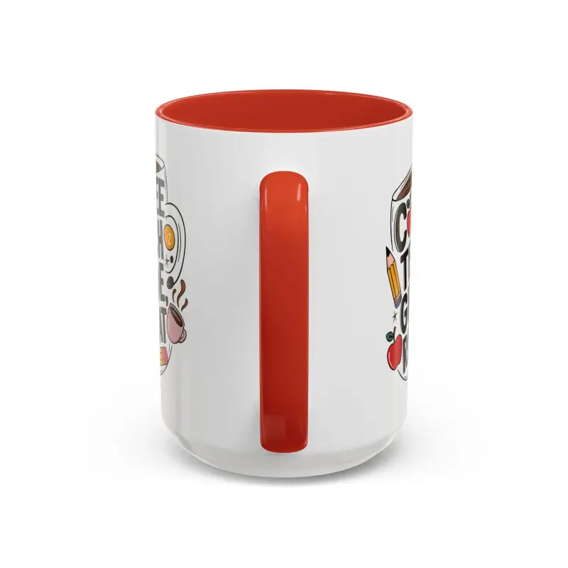 Elevate your Sip with the Two-tone Accent Coffee Mug for Teachers