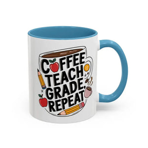 Mug - Two-tone Accent Coffee for Teachers - Dipaliz
