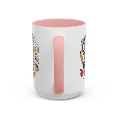 Elevate your Sip with the Two-tone Accent Coffee Mug for Teachers