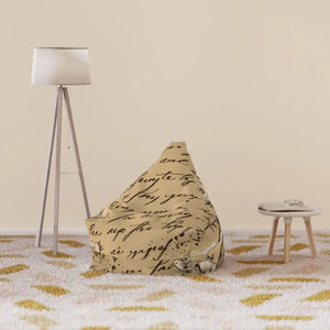 Typography Bean Bag Chair Cover - Stylish Comfort - Dipaliz - 27’’ × 30’’ 25’’ / Without Insert - Slipcovers