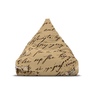 Typography Bean Bag Chair Cover - Stylish Comfort - Dipaliz - 38’’ × 42’’ 29’’ / Without Insert - Slipcovers