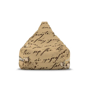 Typography Bean Bag Chair Cover - Stylish Comfort - Dipaliz - Slipcovers