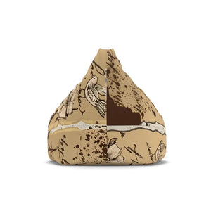 Typography Bean Bag Chair Cover - Stylish Comfort - Dipaliz - Slipcovers