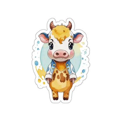 Udderly Adorable Cow Stickers for your Jacket! - 3’’ × / White Paper Products