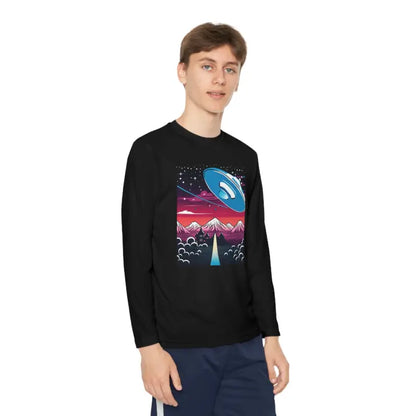 Blast off in Style with Youth Long Sleeve Competitor Tee - Kids Clothes