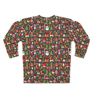 Vibrant Unisex Ugly Sweater - Spread Holiday Cheer - Dipaliz - Sweatshirts