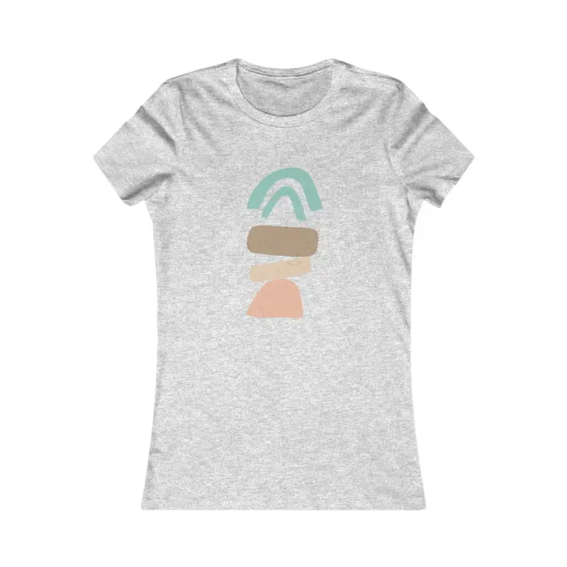 Abstract Landscape Women’s Favorite Statement Tee - s / Athletic Heather T-shirt