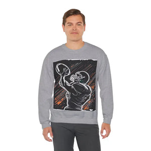 Football Crewneck Sweatshirt Man Playing American Game Day - Dipaliz - Sweatshirts