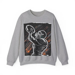 Football Crewneck Sweatshirt Man Playing American Game Day - Dipaliz - Sweatshirts
