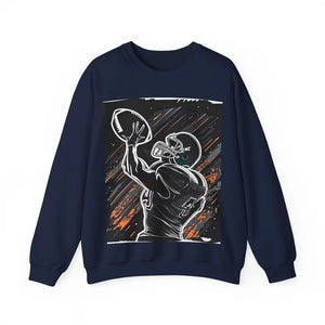 Football Crewneck Sweatshirt Man Playing American Game Day - Dipaliz - Sweatshirts