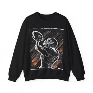 Football Crewneck Sweatshirt Man Playing American Game Day - Dipaliz - Sweatshirts