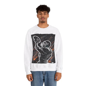Football Crewneck Sweatshirt Man Playing American Game Day - Dipaliz - s / White - Sweatshirts