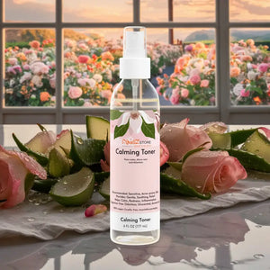 Calming Toner for Acne-prone Skin Dewy Glow - Dipaliz - 6oz / Clear Bottle + White Sprayer - Toners