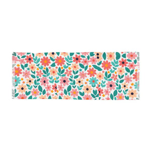 Chic Floral Print Scarf - Ultimate Style Statement - Dipaliz - 27’’ × 73’’ - Scarves & Shawls