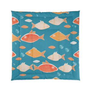 Dipaliz Fishes Comforter - Cozy Stylish Bedding for Ultimate Warmth - Quilts & Comforters