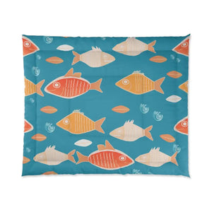 Dipaliz Fishes Comforter - Cozy Stylish Bedding for Ultimate Warmth - Quilts & Comforters