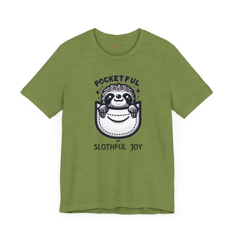 Chill in Style with the Sloth Expedition Short Sleeve Tee - T-shirt