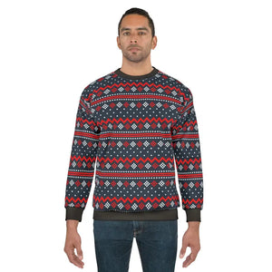 Ultimate Christmas Ugly Sweater Festive Star Unisex - Dipaliz - Sweatshirts