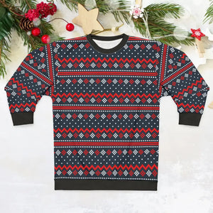 Ultimate Christmas Ugly Sweater Festive Star Unisex - Dipaliz - Xs - Sweatshirts