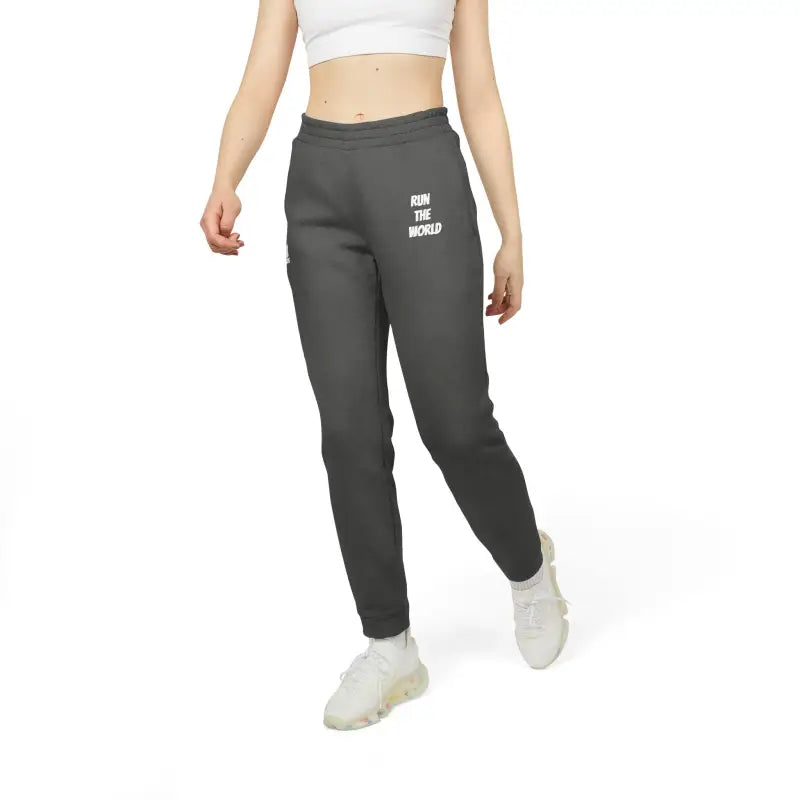 Conquer Every Day in Cozy Adidas Unisex Fleece Joggers - Trousers