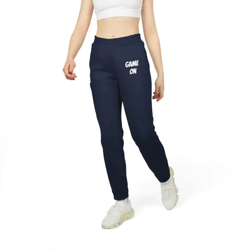 Elevate Comfort with Adidas Unisex Fleece Joggers - Trousers