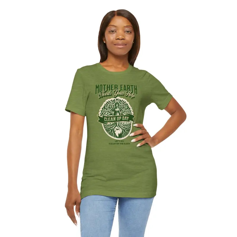 Eco-friendly Classic Cotton Tee for World Environment Day! - T-shirt