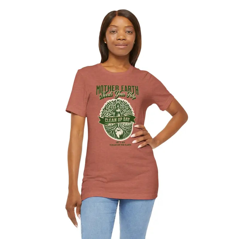 Eco-friendly Classic Cotton Tee for World Environment Day! - T-shirt