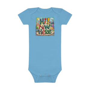 Baby Onesie Snap Closure I’m New Here Luxe Comfort - Dipaliz - One-pieces