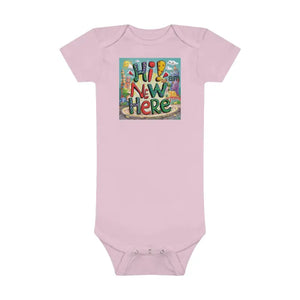 Baby Onesie Snap Closure I’m New Here Luxe Comfort - Dipaliz - One-pieces