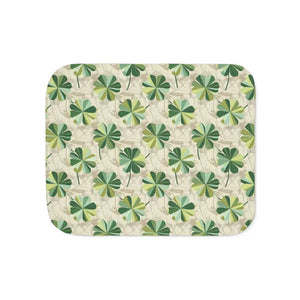 Leaf Sherpa Blanket - Luxury Cozy Style - Dipaliz - Blankets