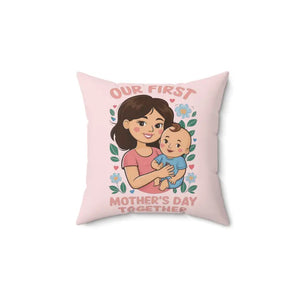 Mothers Day Pillow Ultimate Comfort Polyester Cover - Dipaliz - 14’’ × - Throw Pillows