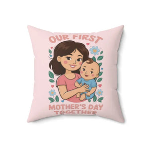 Mothers Day Pillow Ultimate Comfort Polyester Cover - Dipaliz - 18’’ × - Throw Pillows