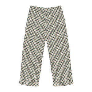 All Over Prints - Neutral Plaid Pajama Pants - Cozy Loungewear - Dipaliz