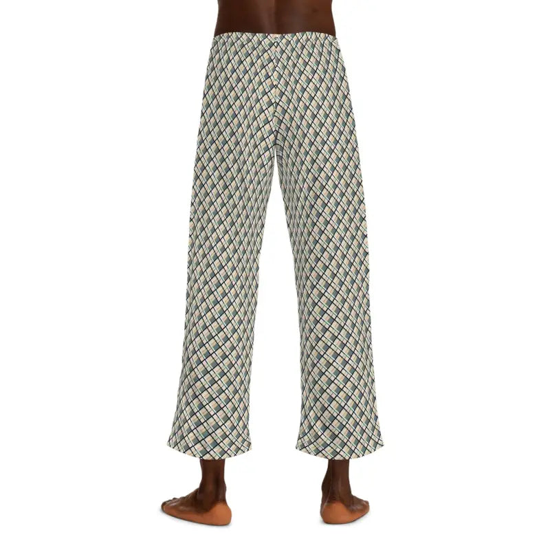 Neutral Plaid Pajama Pants for Ultimate Comfort Relaxation - Pajamas