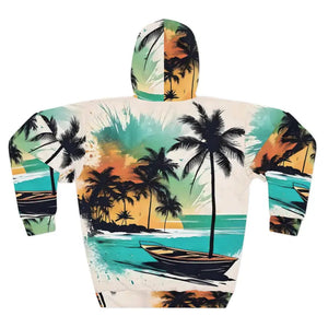 Cosmic Waves Aop Unisex Pullover Hoodie Allover Print - Dipaliz - Hoodies