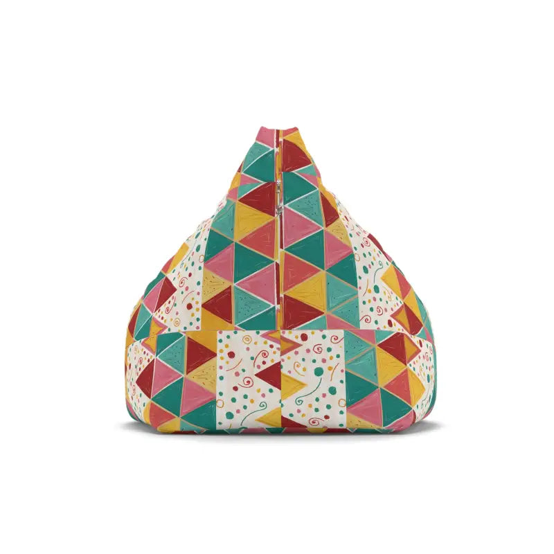 Ultimate Comfort: Vibrant Triangular Bean Bag Covers - Home Decor