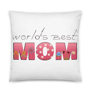 Best Mom Pillow - Ultra Cozy Comfort Throw - Dipaliz - 22″×22″ - Pillows