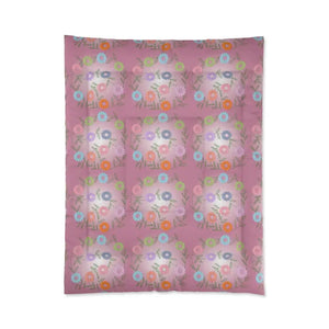 Colorful Flowers Blanket Women’s Fashion Comfort Style - Dipaliz - 68’’ × 88’’ - Quilts & Comforters