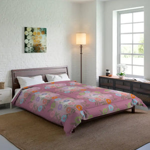 Colorful Flowers Blanket Women’s Fashion Comfort Style - Dipaliz - Quilts & Comforters