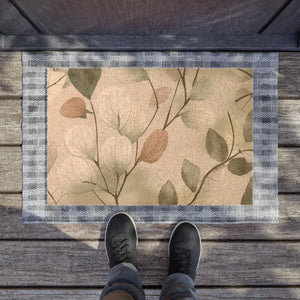 Ultimate Outdoor Tufted Coir Coconut Floral Door Mat - Dipaliz - 24’’ x 16’’ - Mats