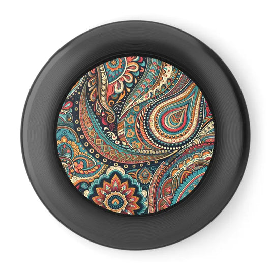 Level Up your Ultimate Outdoor Fun with Wham-o Paisley Frisbee! - Black / 10.9’’ Accessories