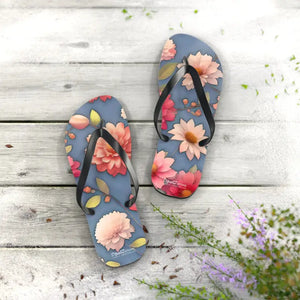 Unisex Flip Flops - Vibrant Floral Summer Style - Dipaliz - Slippers