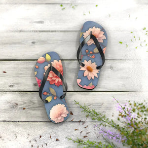 Unisex Flip Flops - Vibrant Floral Summer Style - Dipaliz - Slippers