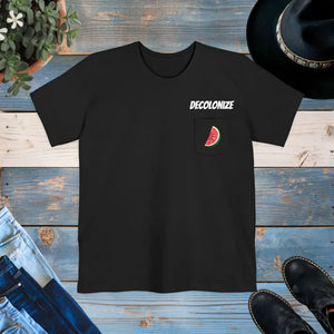 T-shirt - Unisex Pocket Tee - Premium Cotton Comfort - Dipaliz Black / s