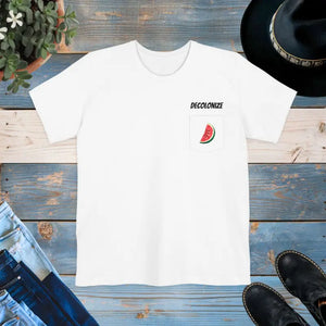 T-shirt - Unisex Pocket Tee - Premium Cotton Comfort - Dipaliz White / s