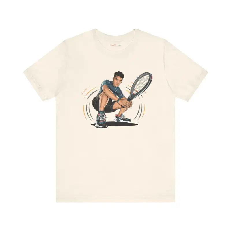 Discover Ultimate Soft Cotton Unisex Tennis Tee - T-shirt