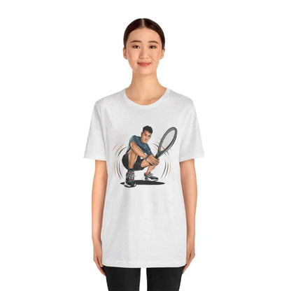 Discover Ultimate Soft Cotton Unisex Tennis Tee - T-shirt