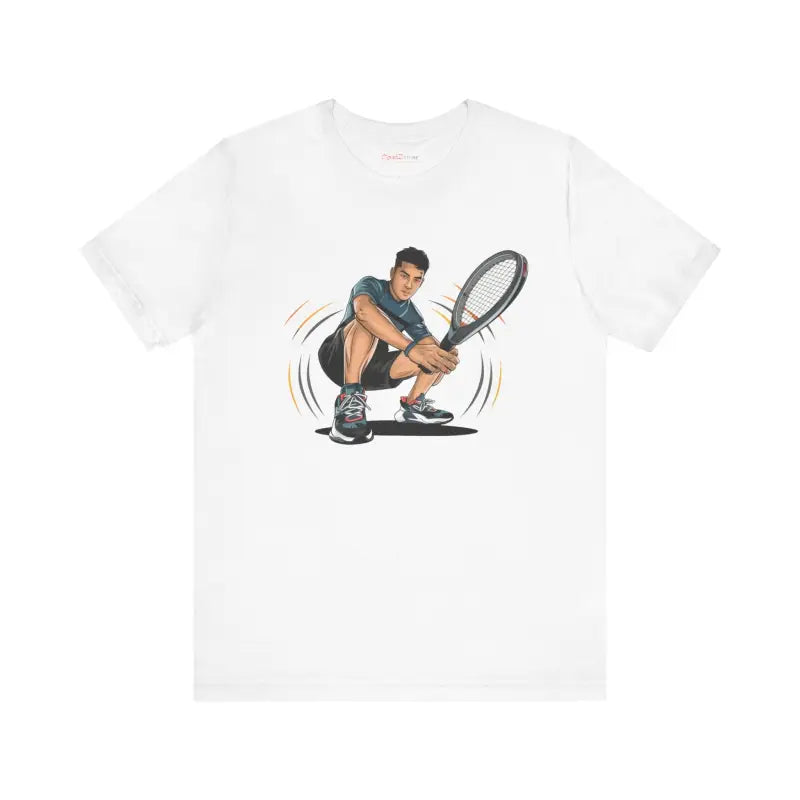 Discover Ultimate Soft Cotton Unisex Tennis Tee - T-shirt